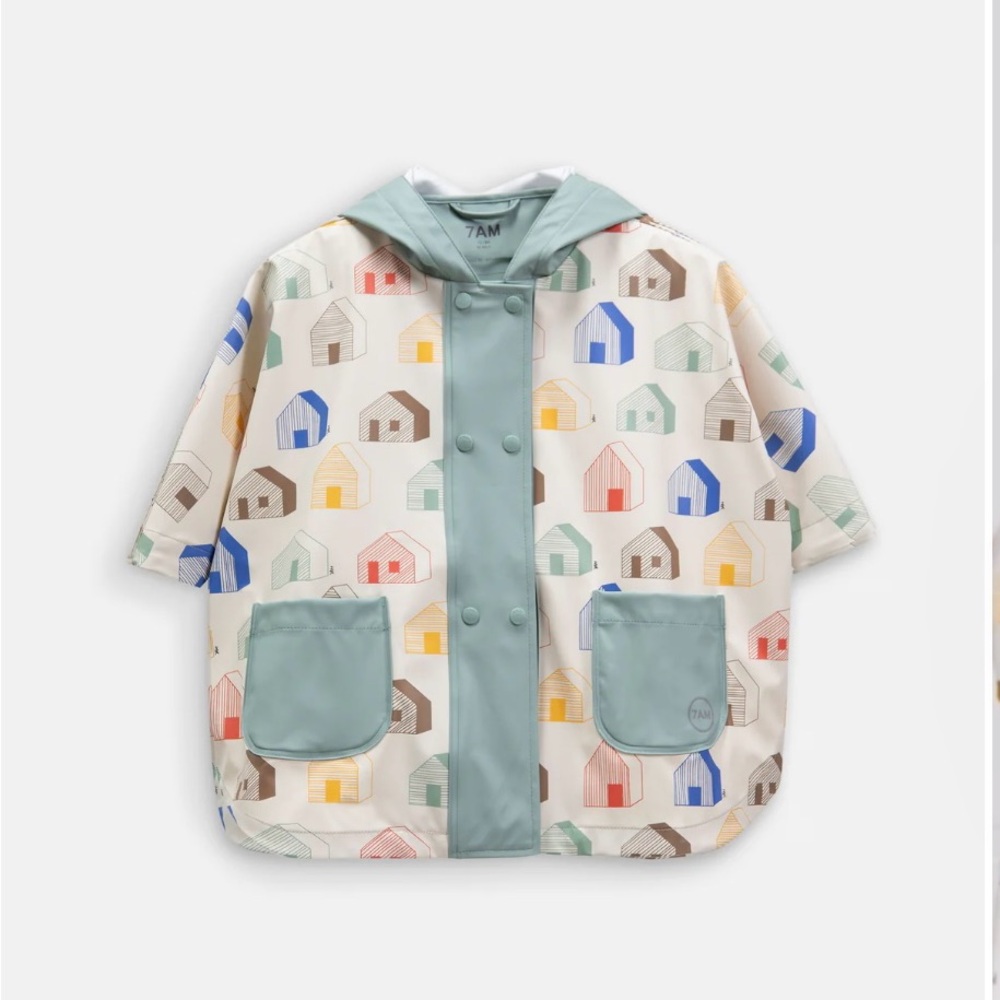 NWT! - 7AM Enfant Rain Poncho 18-24mo